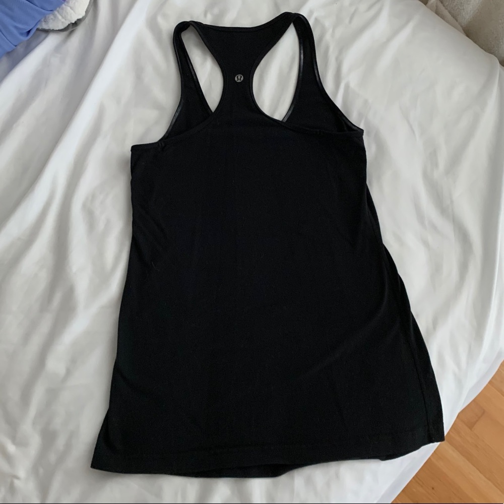 Lululemon athletica cool racerback I in black nulu